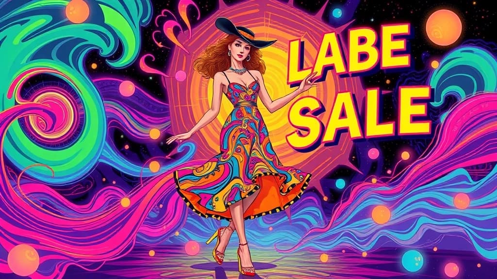 AI Psychedelic Pop Illustration Generator